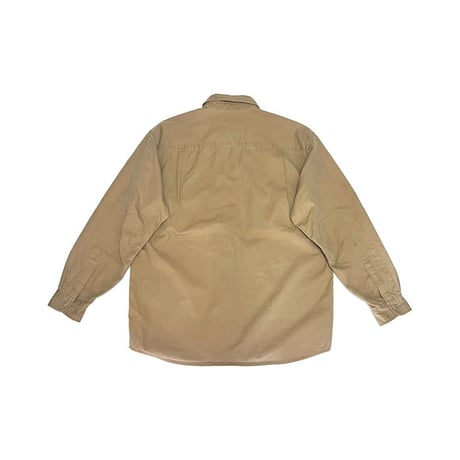 【USED】00's Eddie Bauer 3-POCKET RIPSTOP ZIP SHIRT