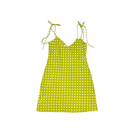 【USED】00's LEVI'S RETRO FLOWER PATTERN DRESS