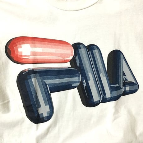 【USED】90'S FILA MARKER LOGO T-SHIRT