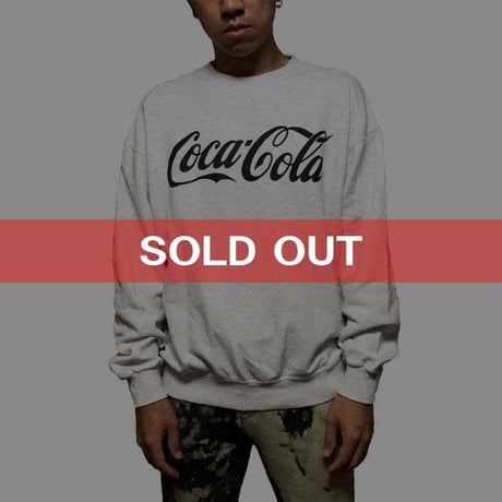 【USED】90'S COCA-COLA SWEATSHIRT GLEY