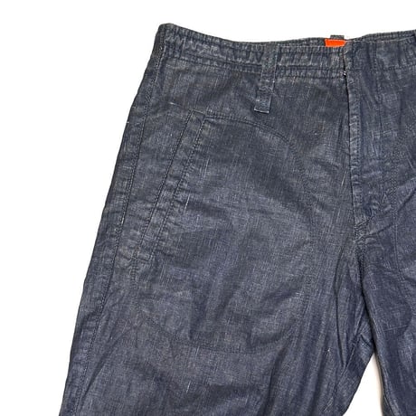 【USED】00's HUGO BOSS Cropped Tech Drawcord Pants