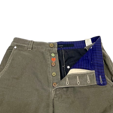 【USED】90'S-00'S GRIFFIN BLADECUT SLASH PANTS