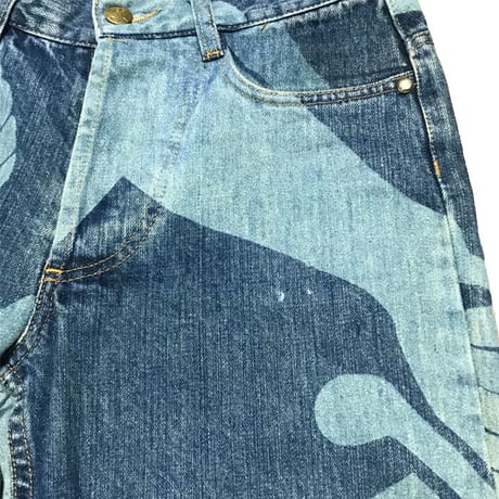 【USED】90'S  ANGLOMANIA LOGO DENIM PANTS
