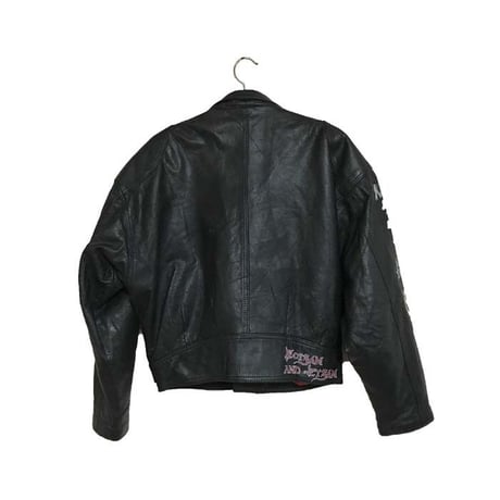 【USED】80'S HARDCORE PAINT CUSTUM RIDERS JACKET