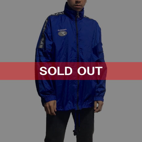 【USED】00'S  DIADORA NYLON JACKET