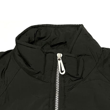 【USED】90's NIKE OLD SCHOOL MONOTONE PUFFER NYLON JACKET