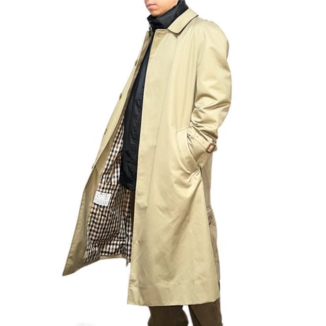【USED】90'S AQUASCUTUM BALMACAAN COAT MADE IN ENGLAND