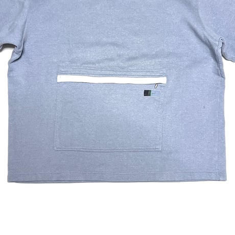 【USED】90's-00's EURO NIKE Utility Pocket Sweatshirt Ice Blue