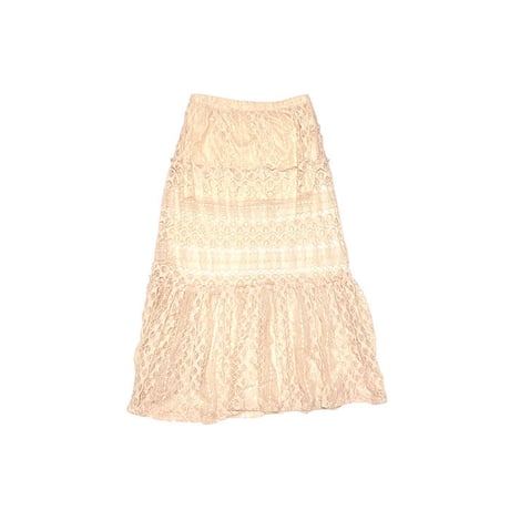 【USED】00'S CROWN OFF'S LACE LONG SKIRT