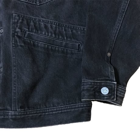 【USED】90'S CALVIN KLEIN BLACK DENIM JACKET