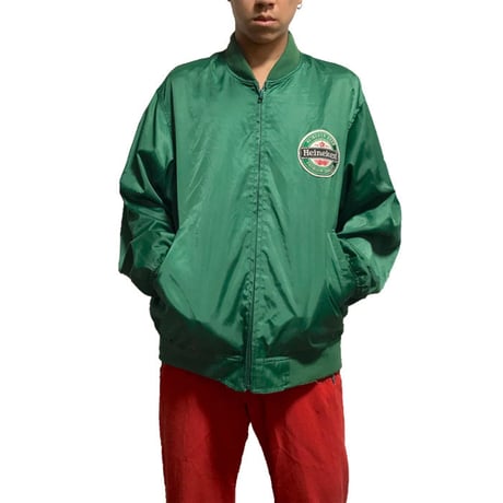 【USED】90'S HAINEKEN NYLON BLOUSON
