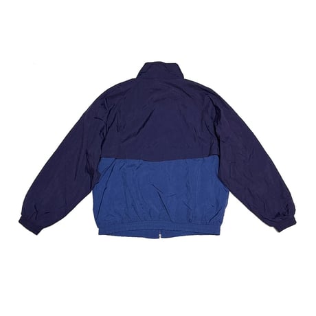 【USED】90's LANDS’ END Panel Color Nylon Track Jacket