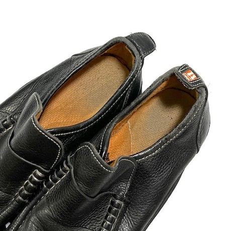 【USED】90'S EURO MINOR LABEL PLATFORM LEATHER LOAFERS