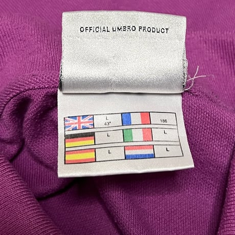 【USED】90's-00's UMBRO POLO SHIRT PINK PURPLE