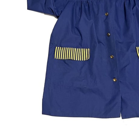 【USED】80'S STRIPE COLLAR & FLAP JACKET
