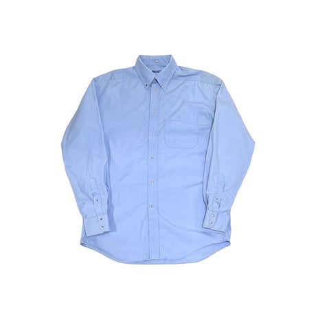 【USED】80'S-90'S THIERRY MUGLER SNAP BUTTON SHIRT SKY BLUE