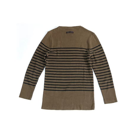 【USED】90'S GAULTIER JEANS BORDER COTTON KNIT SWEATER