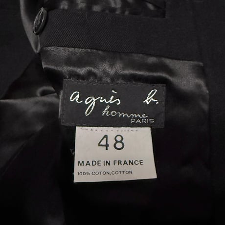 【USED】90's agnès b. homme PARIS 3-BUTTON JACKET