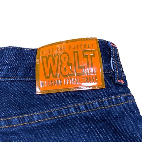 【USED】90'S W.&L.T. MECHANICAL DENIM TROUSERS