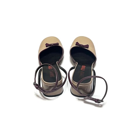 【USED】00's miu miu BALLET MULE SHOES