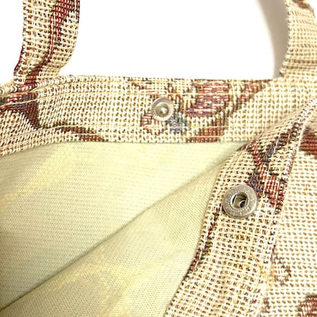 【USED】00s JACQUARD PUTTI TOTE BAG