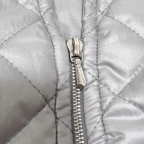 【USED】HELMUT LANG 1990 SILVER QUILTING SLEEVELESS DRESS