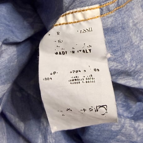 【USED】90's-00's Anglomania Vivienne Westwood All-Over Icon Shirt with Peter Pan Collar