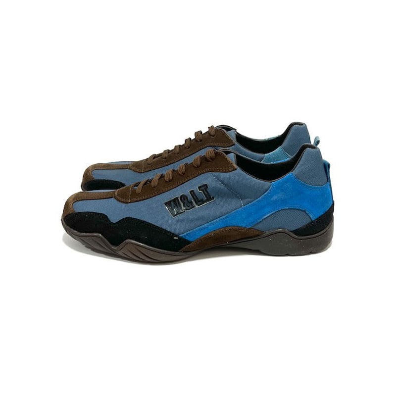 DEAD STOCK】90'S W.&L.T. DRIVING SNEAKERS BLUE