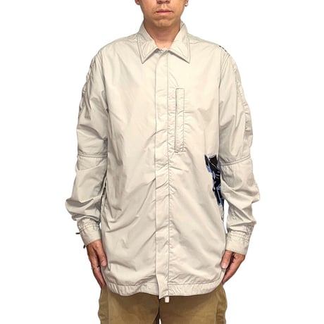【USED】Early 00's Maharishi × STASH Graffiti Embroidered Technical Shirt Jacket