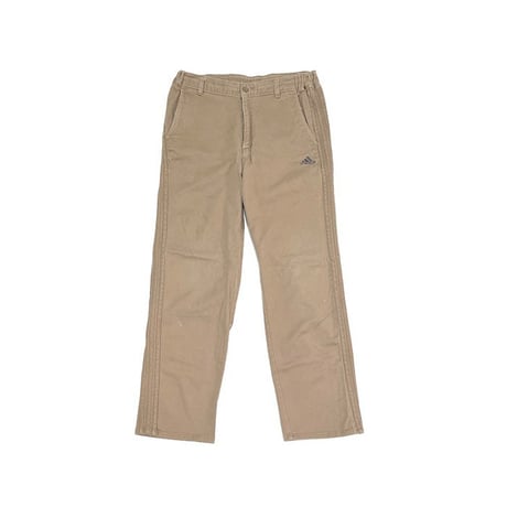 【USED】00'S ADIDAS 3-STRIPES COTTON TROUSERS