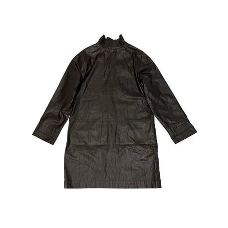 【USED】00's EURO NIKE LAMINATED COTTON LINEN COAT