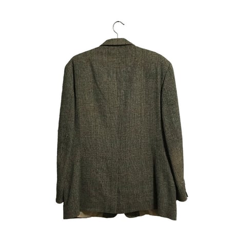 【USED】BROOKS BROTHERS OVERSIZED CAMEL HAIR CHECK JACKET