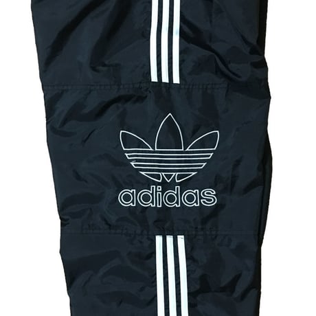 【USED】90'S ADIDAS BIG TREFOIL NYLON TROUSERS