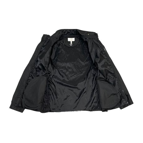 【USED】90'S ARMANI JEANS BLACK NYLON JACKET