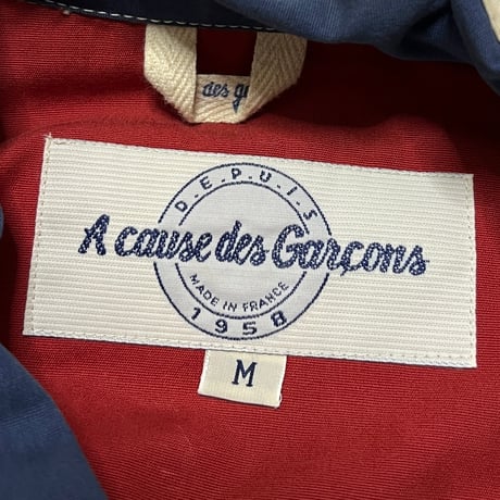 【USED】80's-90's A cause des Garcons TRICOLOR JACKET