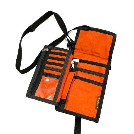 【USED】90'S-00'S STUSSY OUTDOOR PASSPORT BAG