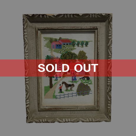 【USED】VINTAGE FRAMED SWEDISH TVISTSÖM