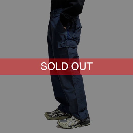 【USED】00'S GOODENOUGH NYLON CARGO PANTS NAVY