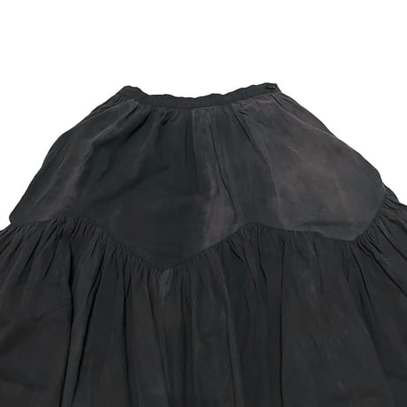 【USED】80s COMME des GARCONS SUN FADE GATHER SKIRT