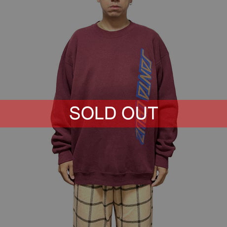 【USED】90'S SANTA CRUZ LOGO SWEATSHIRT (LEE BODY)