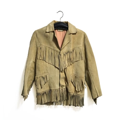 【USED】70'S PYPSE SUEDE FRINGE JACKET
