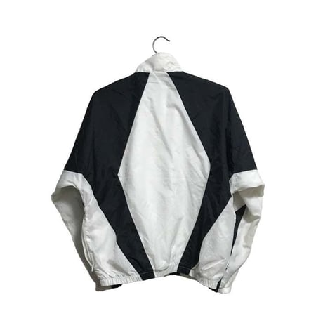 【USED】90'S NIKE NYLON JACKET BLACK & WHITE