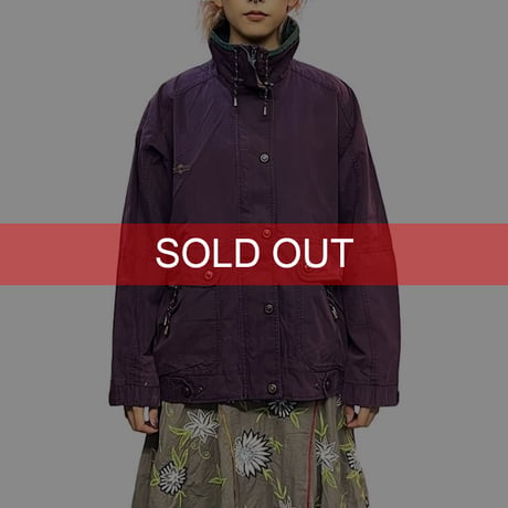 【USED】80's-90's Columbia NYLON MOUNTAIN JACKET PURPLE