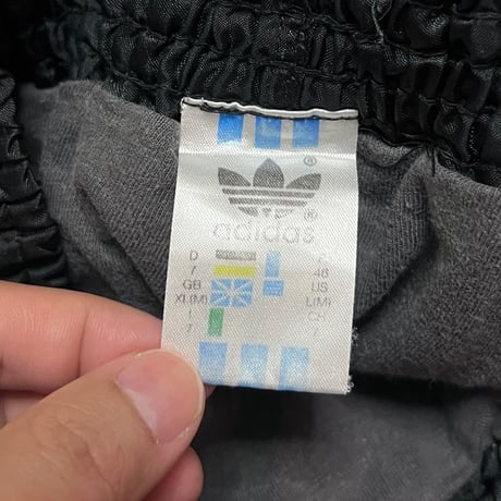 【USED】90's adidas POLY RUNNING SHORTS BLACK