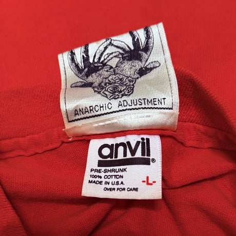 【USED】90's anarchic adjustment ACID SYMBOLS L/S T-SHIRT