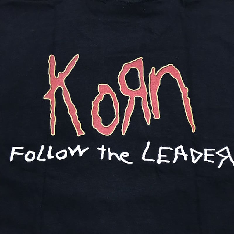 Korn ロゴ Tシャツ 黒デッドストックリミテッドエディション Korn ロゴ Tシャツ 黒デッドストックリミテッドエディション