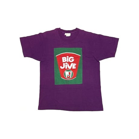 【USED】90's FRESHJIVE “BIG JIVE” Graphic T-shirt Purple