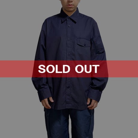 【USED】90'S STUSSY UTILITY POCKET SHIRT