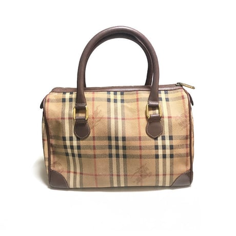 【USED】VINTAGE BURBERRYS MINI BOSTON BAG
