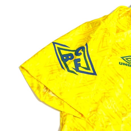 【USED】UMBRO 92-93 BRAZIL NATIONAL FOOTBALL TEAM HOME SHIRT